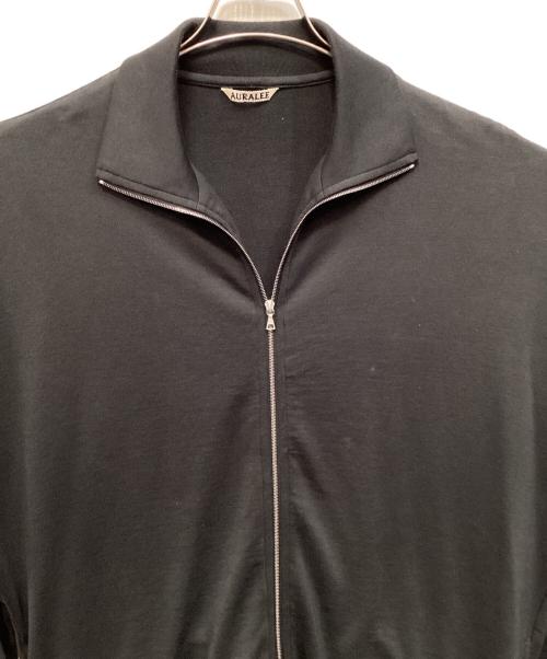 AURALEE（オーラリー）AURALEE (オーラリー) SUPER HIGH GAUGE SWEAT ZIP ブラック サイズ:3の古着・服飾アイテム