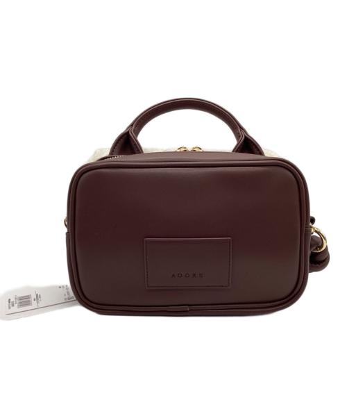 ADORE（アドーア）ADORE (アドーア) コミューターポーチ ブラウン×ベージュ 未使用品の古着・服飾アイテム