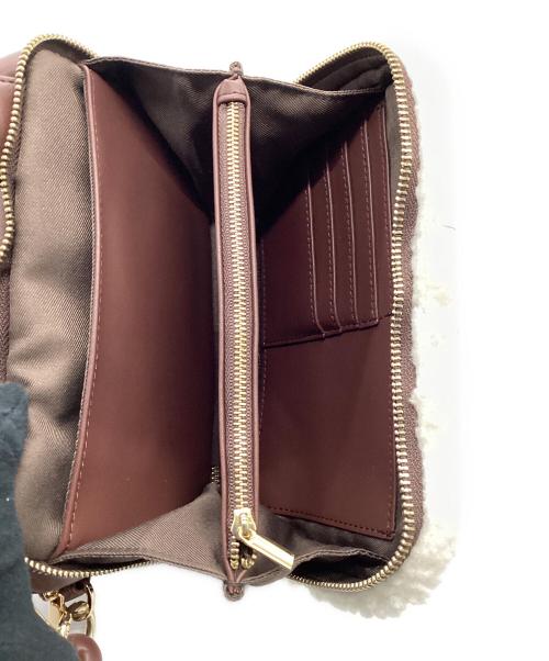 ADORE（アドーア）ADORE (アドーア) コミューターポーチ ブラウン×ベージュ 未使用品の古着・服飾アイテム