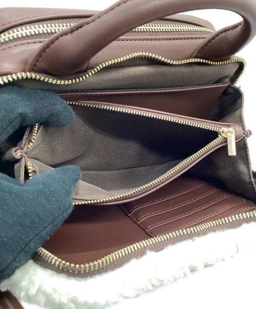 ADORE（アドーア）ADORE (アドーア) コミューターポーチ ブラウン×ベージュ 未使用品の古着・服飾アイテム