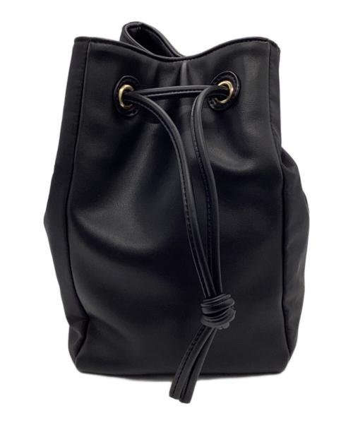 ADORE（アドーア）ADORE (アドーア) ナイロンショルダーバッグ ブラック×ブルー 未使用品の古着・服飾アイテム