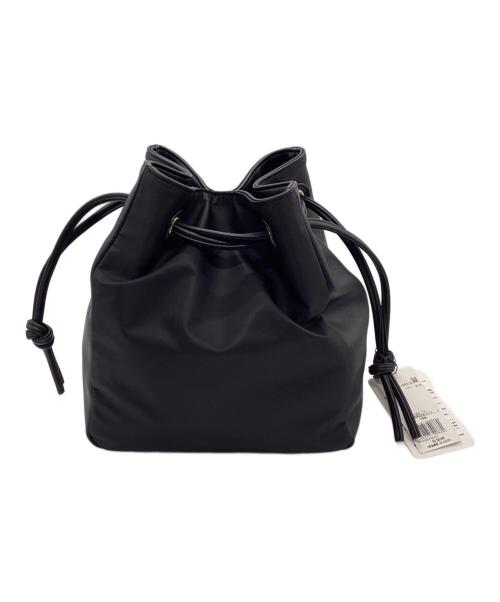 ADORE（アドーア）ADORE (アドーア) ナイロンショルダーバッグ ブラック×ブルー 未使用品の古着・服飾アイテム