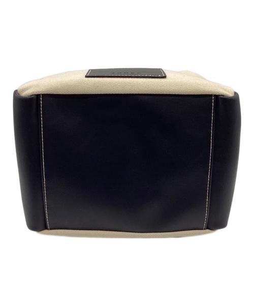 ADORE（アドーア）ADORE (アドーア) ドロストバケットバッグ ベージュ×ブラックの古着・服飾アイテム