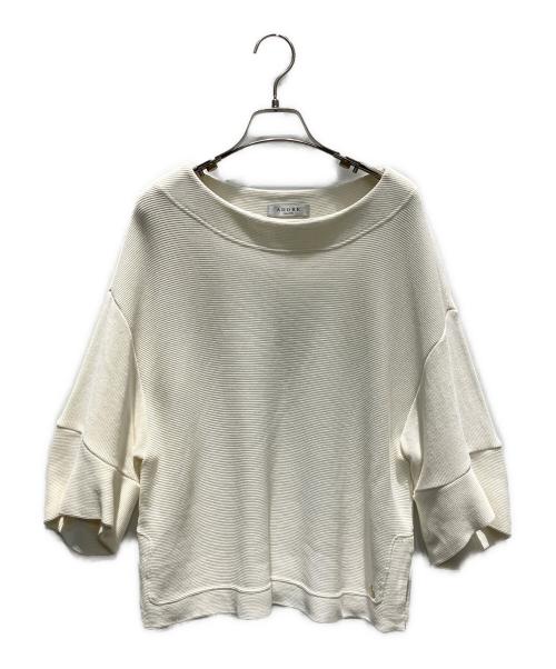 ADORE（アドーア）ADORE (アドーア) ボートネックニット ベージュ サイズ:38の古着・服飾アイテム