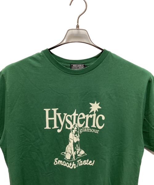 Hysteric Glamour（ヒステリックグラマー）Hysteric Glamour (ヒステリックグラマー) 半袖カットソー THIRSTY GIRL グリーン サイズ:XLの古着・服飾アイテム