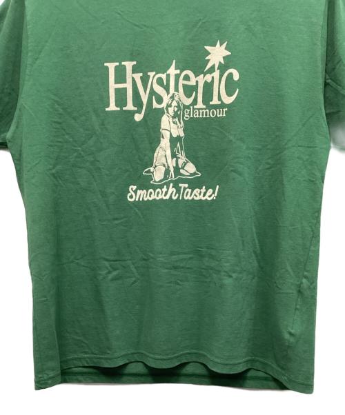 Hysteric Glamour（ヒステリックグラマー）Hysteric Glamour (ヒステリックグラマー) 半袖カットソー THIRSTY GIRL グリーン サイズ:XLの古着・服飾アイテム