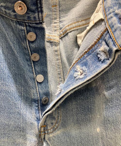 LEVI'S（リーバイス）LEVI'S (リーバイス) 501XX 552刻印 USA製 紙パッチ 古着 ダメージデニムパンツ インディゴ サイズ:W31の古着・服飾アイテム