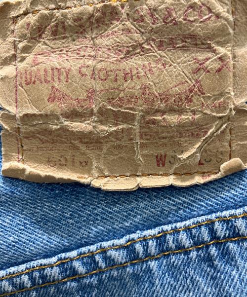 LEVI'S（リーバイス）LEVI'S (リーバイス) 501XX 552刻印 USA製 紙パッチ 古着 ダメージデニムパンツ インディゴ サイズ:W31の古着・服飾アイテム