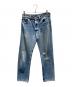 LEVI'S（リーバイス）の古着「501XX 552刻印 USA製 紙パッチ 古着 ダメージデニムパンツ」｜インディゴ