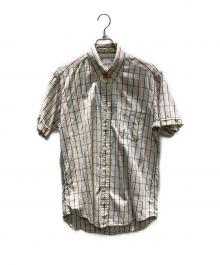 Burberry's of LONDON（バーバリー）の古着「古着 半袖チェックシャツ」｜ベージュ