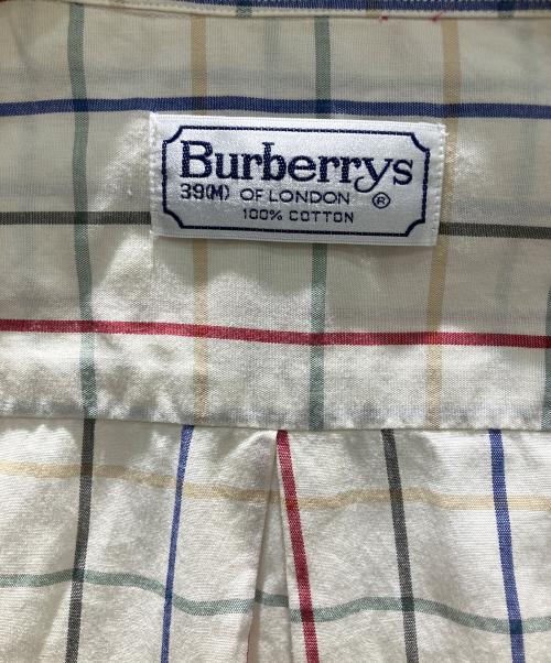 Burberry's of LONDON（バーバリー）Burberry's of LONDON (バーバリー) 古着 半袖チェックシャツ ベージュ サイズ:Mの古着・服飾アイテム