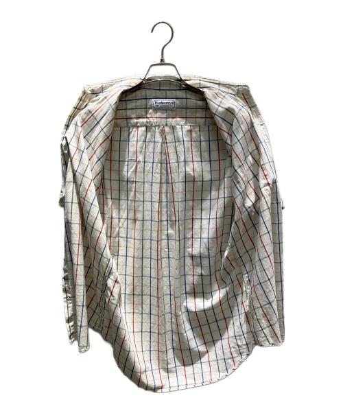 Burberry's of LONDON（バーバリー）Burberry's of LONDON (バーバリー) 古着 半袖チェックシャツ ベージュ サイズ:Mの古着・服飾アイテム