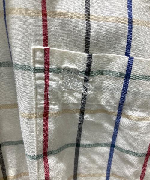 Burberry's of LONDON（バーバリー）Burberry's of LONDON (バーバリー) 古着 半袖チェックシャツ ベージュ サイズ:Mの古着・服飾アイテム