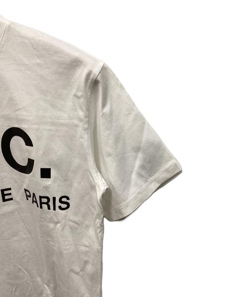 A.P.C.（アーペーセー）A.P.C. (アーペーセー) ビッグロゴカットソー ホワイト サイズ:XSの古着・服飾アイテム