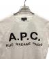 A.P.C. (アーペーセー) ビッグロゴカットソー ホワイト サイズ:XS：6000円