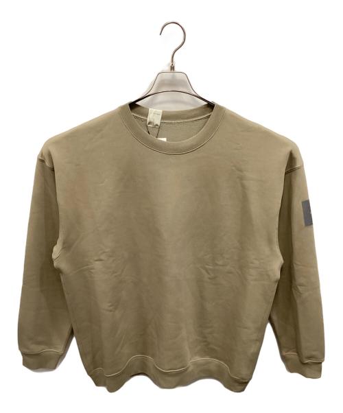 N.HOOLYWOOD（エヌ ハリウッド）N.HOOLYWOOD (エヌ ハリウッド) クルーネックスウェット ベージュ サイズ:40 未使用品の古着・服飾アイテム