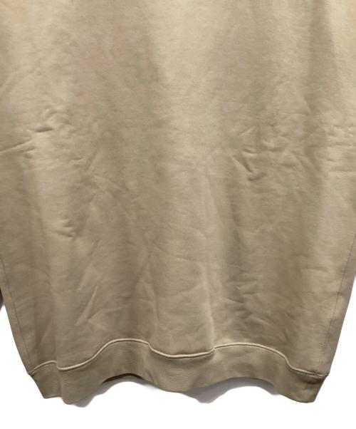 N.HOOLYWOOD（エヌ ハリウッド）N.HOOLYWOOD (エヌ ハリウッド) クルーネックスウェット ベージュ サイズ:40 未使用品の古着・服飾アイテム