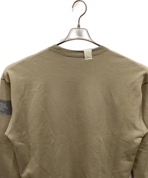 N.HOOLYWOOD（エヌ ハリウッド）N.HOOLYWOOD (エヌ ハリウッド) クルーネックスウェット ベージュ サイズ:40 未使用品の古着・服飾アイテム