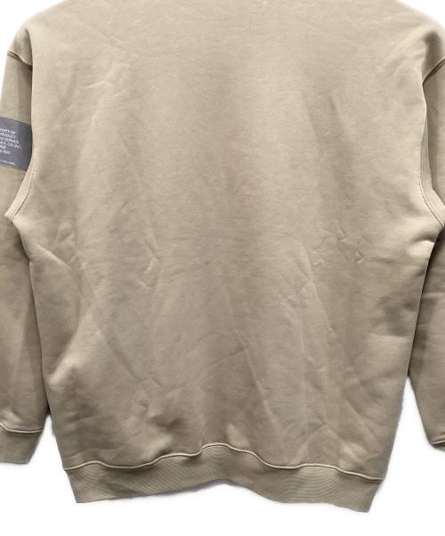 N.HOOLYWOOD（エヌ ハリウッド）N.HOOLYWOOD (エヌ ハリウッド) クルーネックスウェット ベージュ サイズ:40 未使用品の古着・服飾アイテム