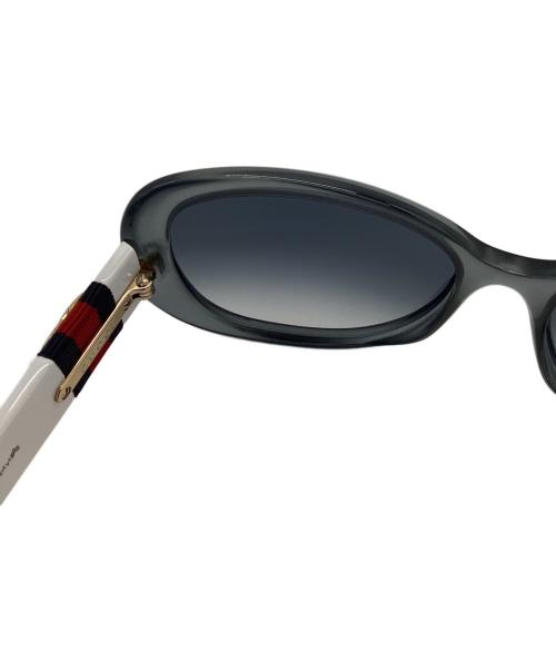 GUCCI（グッチ）GUCCI (グッチ) グラデーションブラックサングラス ホワイト サイズ:56□17の古着・服飾アイテム