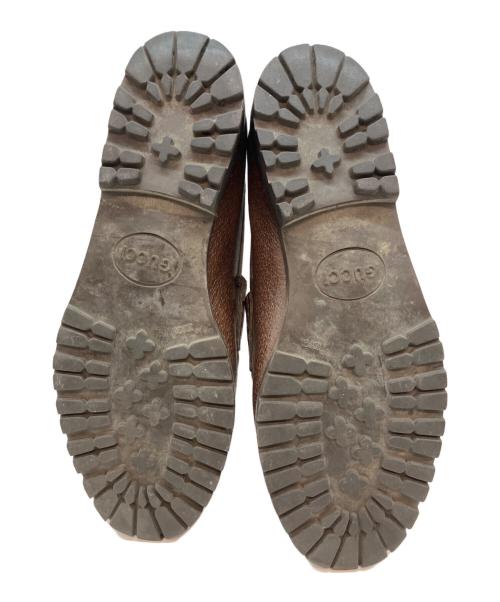 GUCCI（グッチ）GUCCI (グッチ) ビットローファー ブラウン サイズ:37　1/2の古着・服飾アイテム