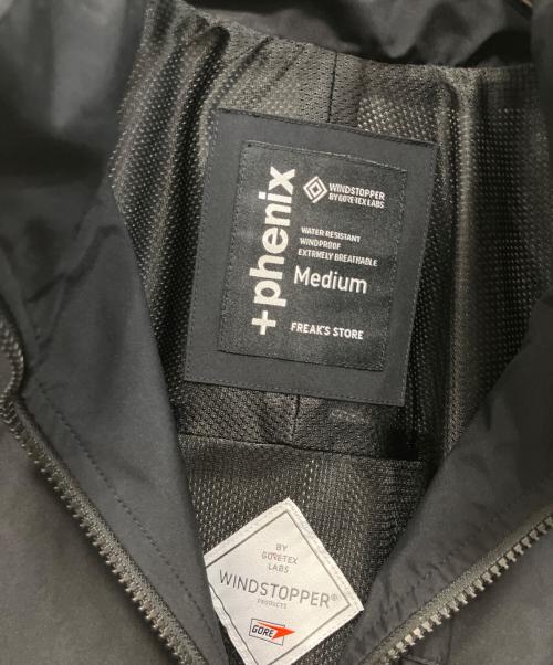 FREAK'S STORE（フリークスストア）FREAK'S STORE (フリークストア) PHENIX (フェニックス) GORE-TEX WINDSTOPPER STAND ZIP JKT ブラック サイズ:Mの古着・服飾アイテム