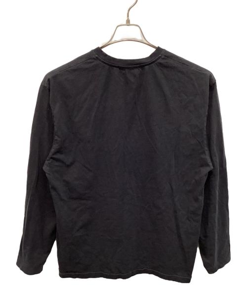 MSGM（エムエスジーエム）MSGM (エムエスジーエム) ロングスリーブカットソー ブラック サイズ:Lの古着・服飾アイテム