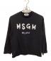 MSGM（エムエスジーエム）の古着「ロングスリーブカットソー」｜ブラック