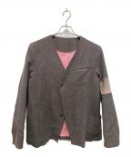 solidEelegantソリッドエレガント）の古着「ノーカラージャケット」