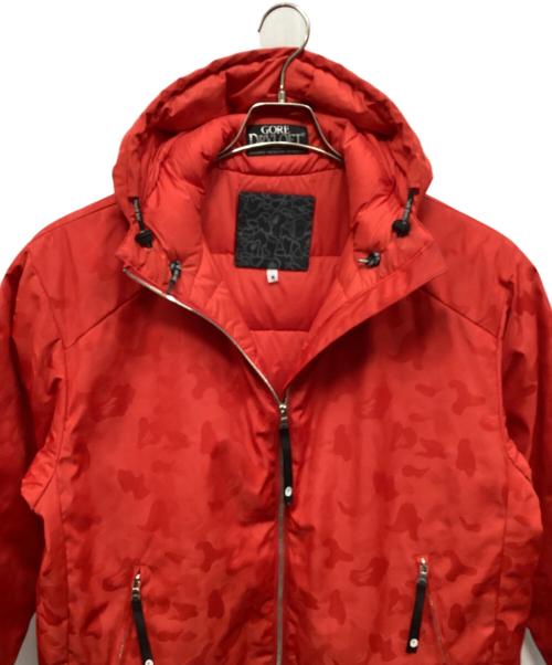 A BATHING APE（ア ベイシング エイプ）A BATHING APE (ア ベイシング エイプ) ダウンジャケット レッド サイズ:Mの古着・服飾アイテム