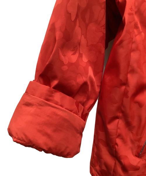 A BATHING APE（ア ベイシング エイプ）A BATHING APE (ア ベイシング エイプ) ダウンジャケット レッド サイズ:Mの古着・服飾アイテム