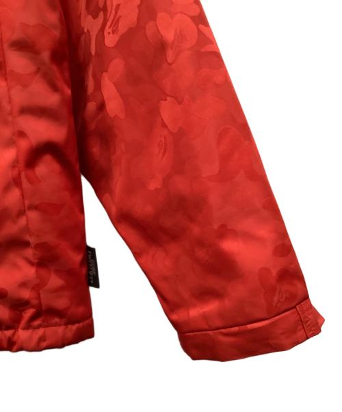 A BATHING APE（ア ベイシング エイプ）A BATHING APE (ア ベイシング エイプ) ダウンジャケット レッド サイズ:Mの古着・服飾アイテム