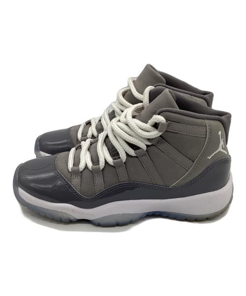 NIKE（ナイキ）NIKE (ナイキ) AIR JORDAN 11 RETRO GS グレー サイズ:23cmの古着・服飾アイテム