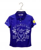 RUSSELUNOラッセルノ）の古着「CONTINUE POLO」｜ブルー