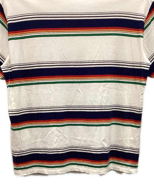 CELINE（セリーヌ）CELINE (セリーヌ) ボーダーTシャツ ホワイト サイズ:Mの古着・服飾アイテム