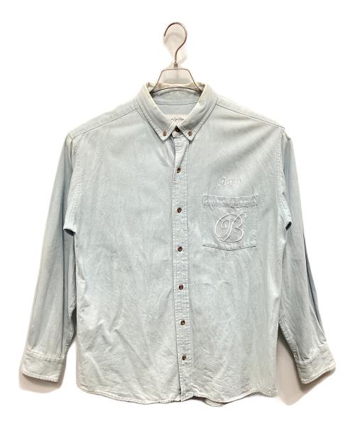 BlackEyePatch（ブラックアイパッチ）BlackEyePatch (ブラックアイパッチ) デニムシャツ インディゴ サイズ:Lの古着・服飾アイテム