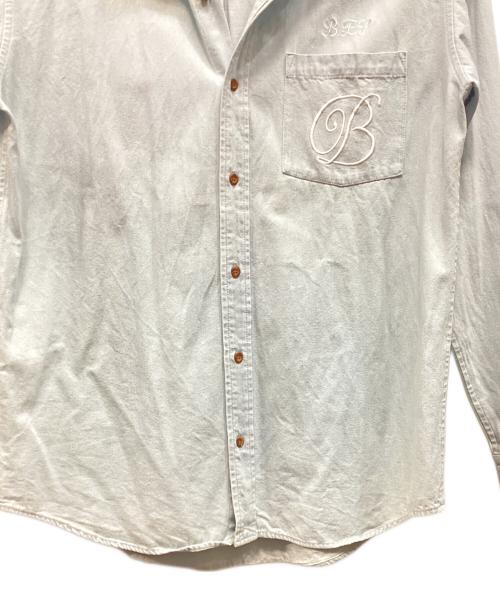 BlackEyePatch（ブラックアイパッチ）BlackEyePatch (ブラックアイパッチ) デニムシャツ インディゴ サイズ:Lの古着・服飾アイテム