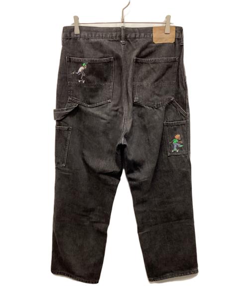 X-LARGE（エクストララージ）X-LARGE (エクストララージ) ペインターデニムパンツ ブラック サイズ:86cm（W34）の古着・服飾アイテム