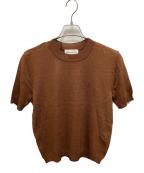 Yves Saint Laurentイヴサンローラン）の古着「サマーニット」｜ブラウン