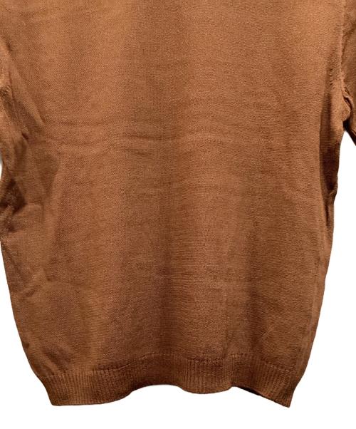 Yves Saint Laurent（イヴサンローラン）Yves Saint Laurent (イヴサンローラン) サマーニット ブラウン サイズ:Mの古着・服飾アイテム