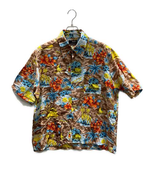 Van Cort（バンコート）Van Cort (バンコート) 古着 70sアロハシャツ ブラウン サイズ:XLの古着・服飾アイテム