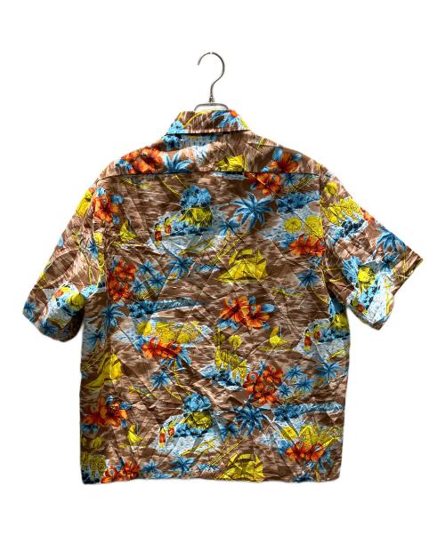 Van Cort（バンコート）Van Cort (バンコート) 古着 70sアロハシャツ ブラウン サイズ:XLの古着・服飾アイテム
