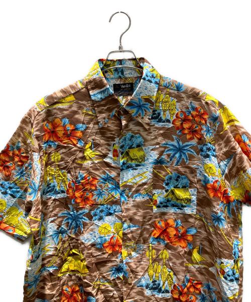 Van Cort（バンコート）Van Cort (バンコート) 古着 70sアロハシャツ ブラウン サイズ:XLの古着・服飾アイテム