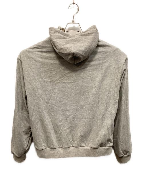 PROJECT G/R（プロジェクト ジーアール）PROJECT G/R (プロジェクト ジーアール) REVERSIBLE LASER CUT ZIP HOODIE グレー サイズ:1の古着・服飾アイテム