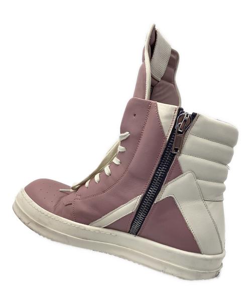 RICK OWENS（リックオウエンス）RICK OWENS (リックオウエンス) GEOBASKET ピンク サイズ:42の古着・服飾アイテム