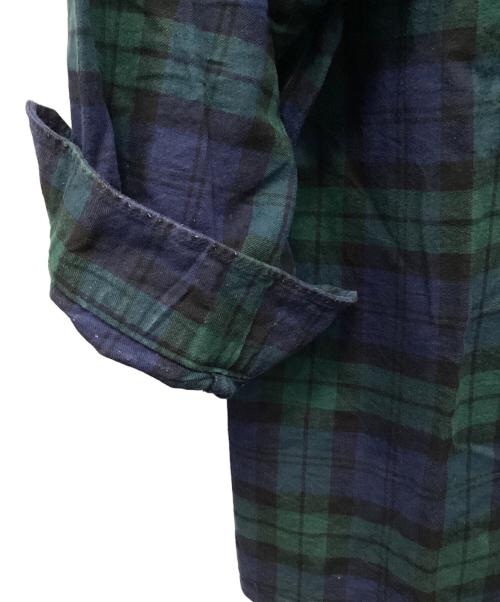 WTAPS（ダブルタップス）WTAPS (ダブルタップス) ブラックウォッチシャツ グリーン×ネイビー サイズ:3の古着・服飾アイテム