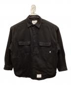 WTAPSダブルタップス）の古着「シャツジャケット」｜ブラック