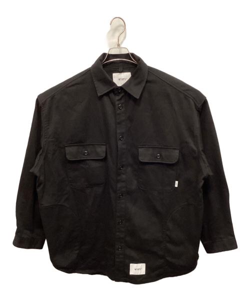 WTAPS（ダブルタップス）WTAPS (ダブルタップス) シャツジャケット ブラック サイズ:03の古着・服飾アイテム