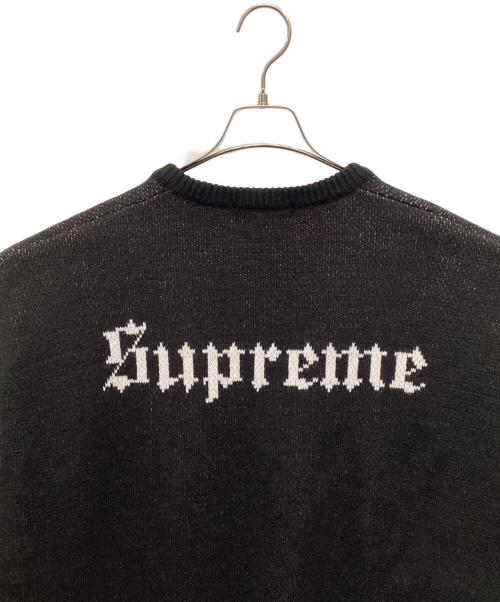 SUPREME（シュプリーム）SUPREME (シュプリーム) クルーネックセーター ブラック サイズ:XLの古着・服飾アイテム