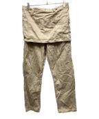 ASEEDONCLOUDアシードンクラウド）の古着「エプロンパンツ」｜ベージュ